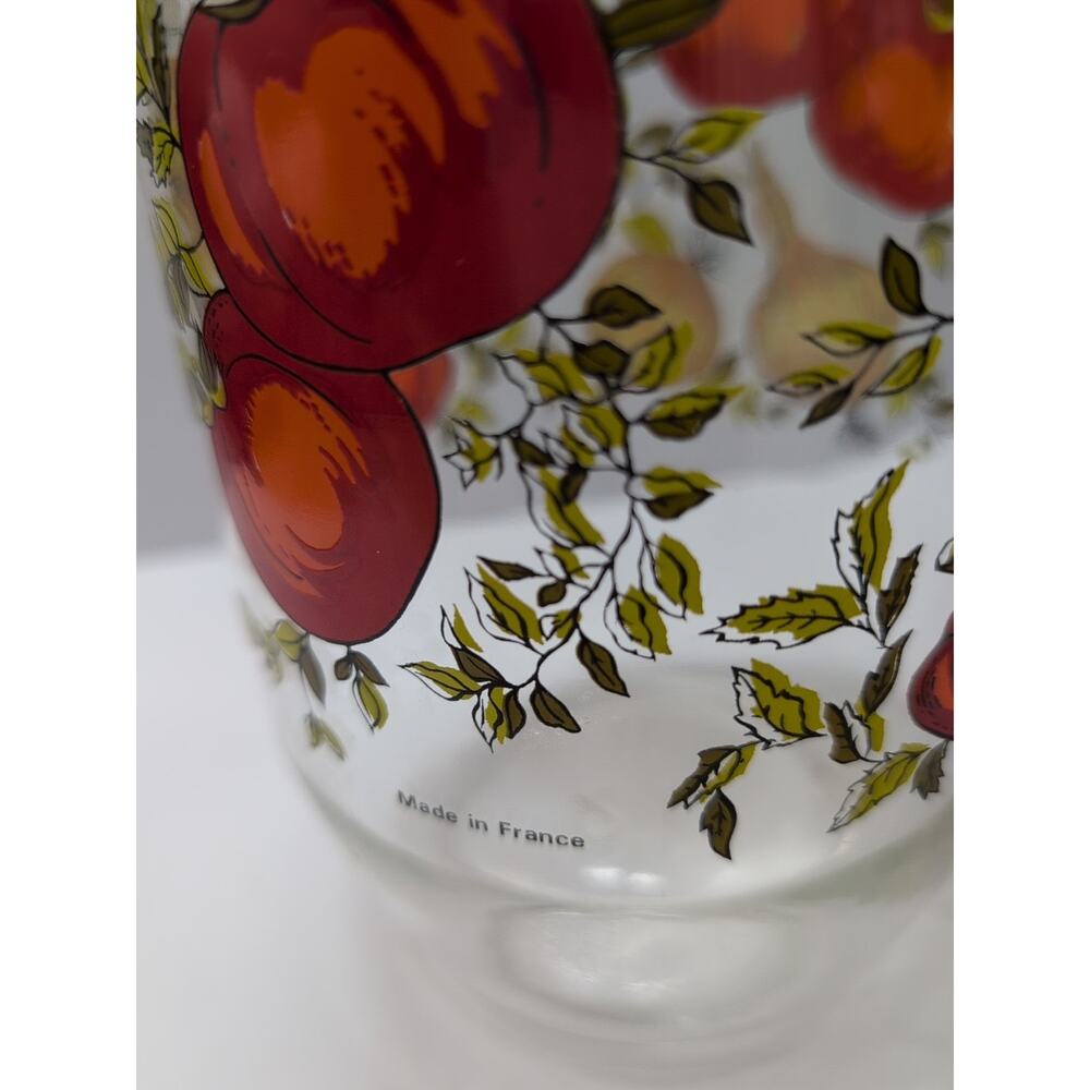 Vintage 70s Glass Storage Jar‎ Made in FRANCE MUSHROOM Cottage Core 2 Litre ECU - Picture 3 of 7